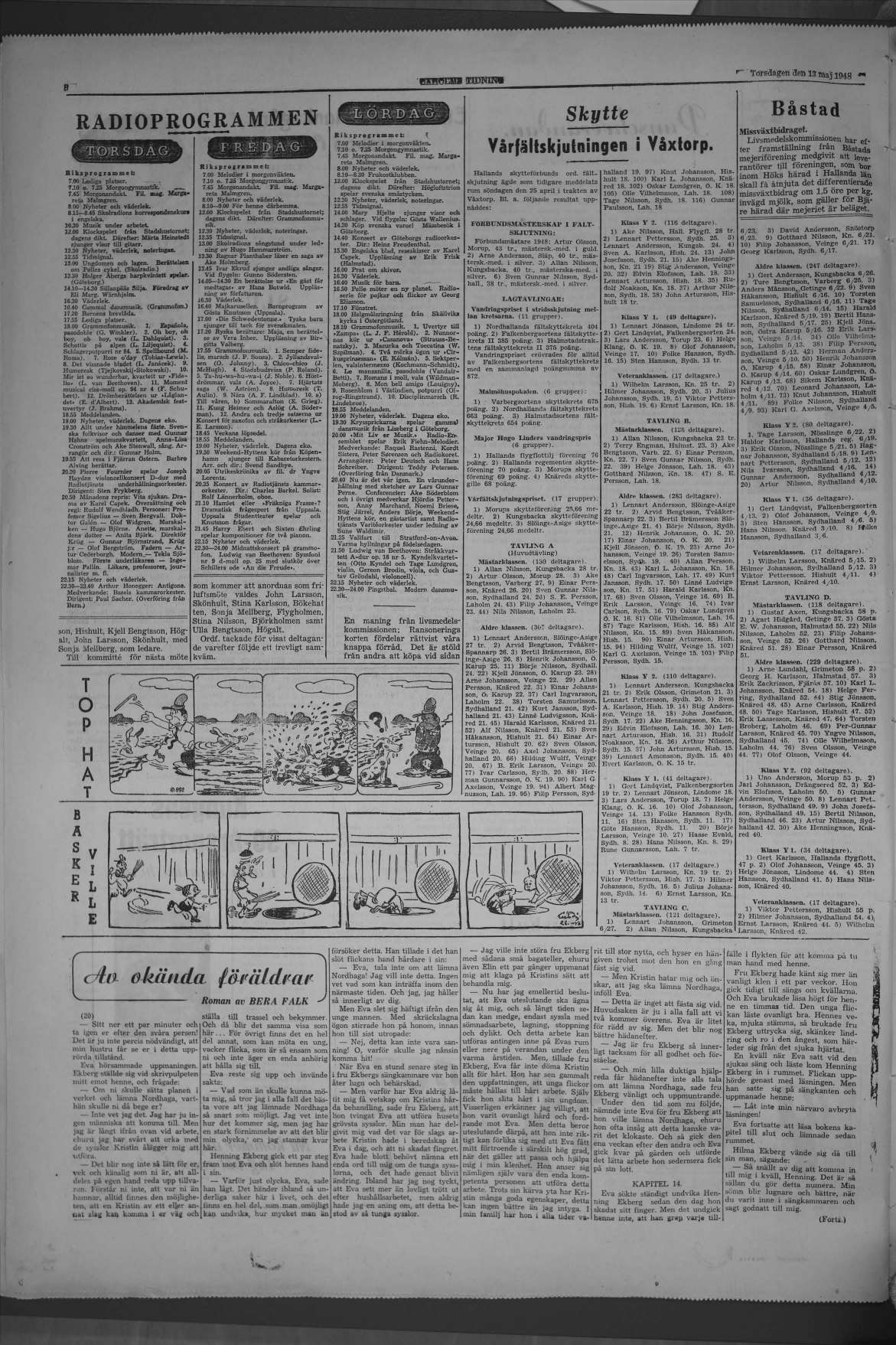 Laholms Tidning Torsdag 13 maj 1948, sida 8