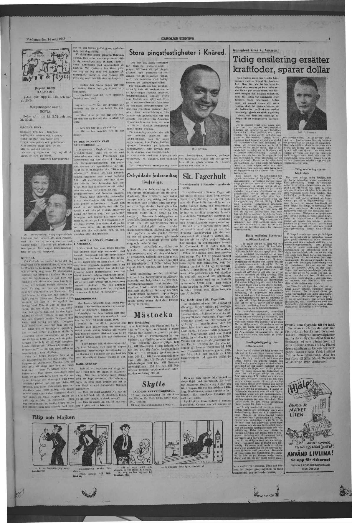 Laholms Tidning Fredag 14 maj 1948, sida 7