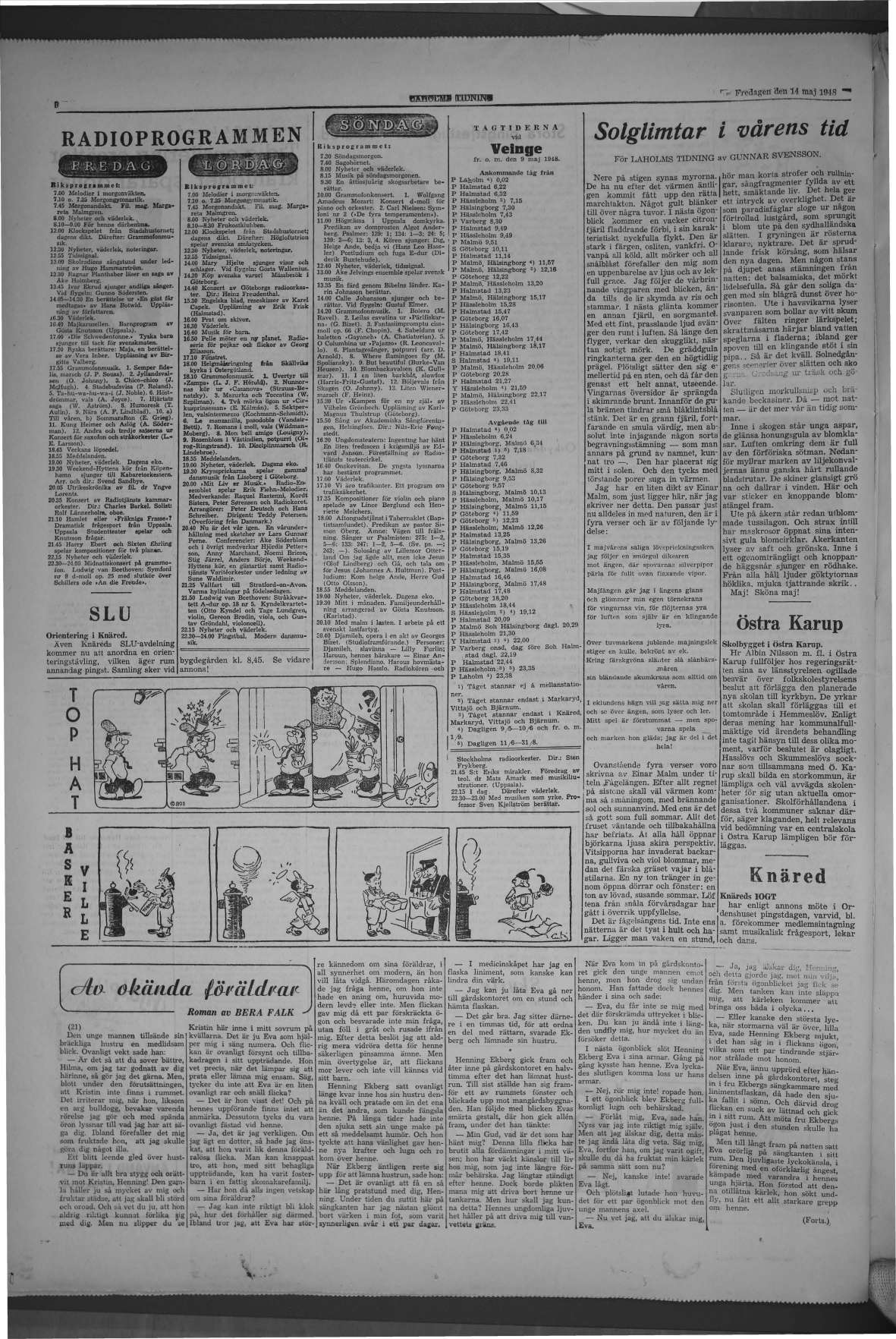 Laholms Tidning Fredag 14 maj 1948, sida 8