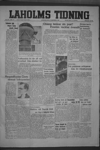 Förstasidan, Onsdag 15 december 1948