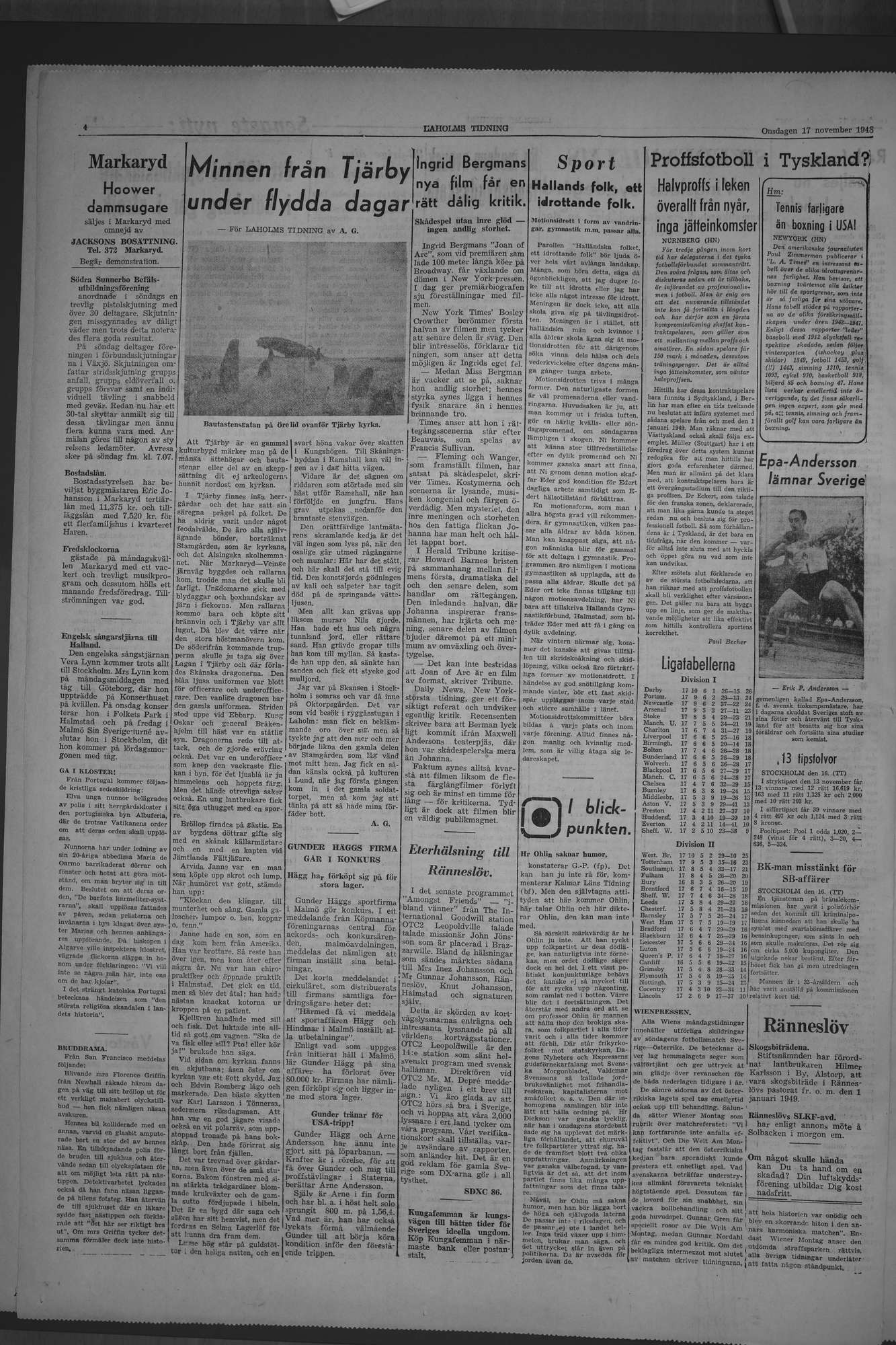 Laholms Tidning Onsdag 17 november 1948, sida 4