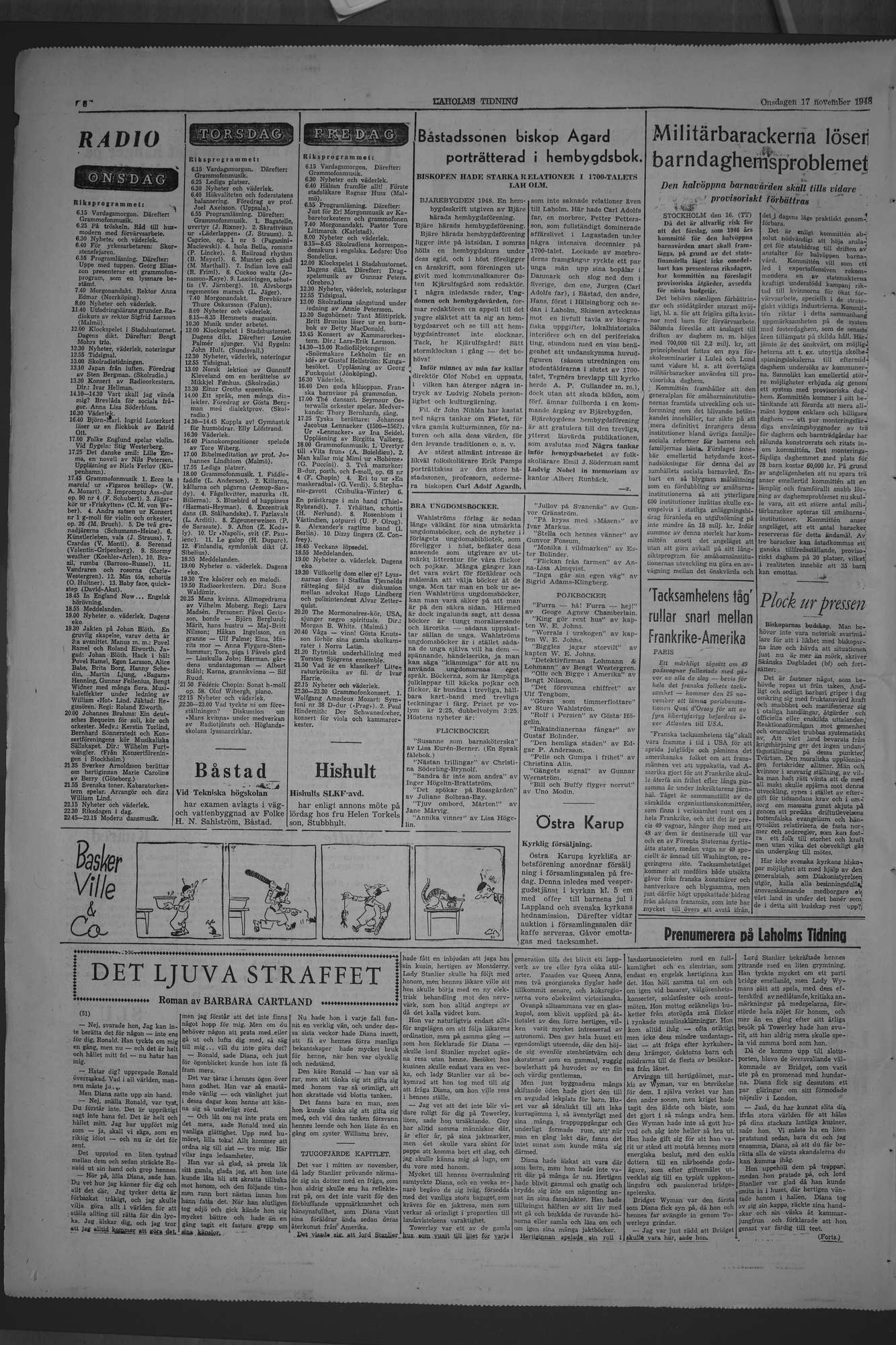Laholms Tidning Onsdag 17 november 1948, sida 6