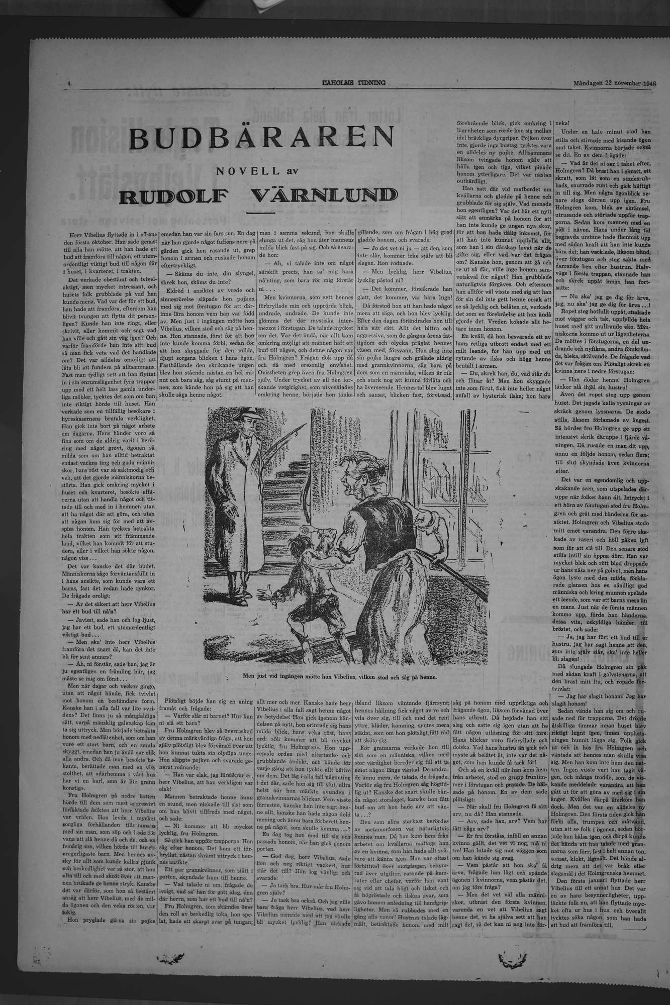 Laholms Tidning Måndag 22 november 1948, sida 4