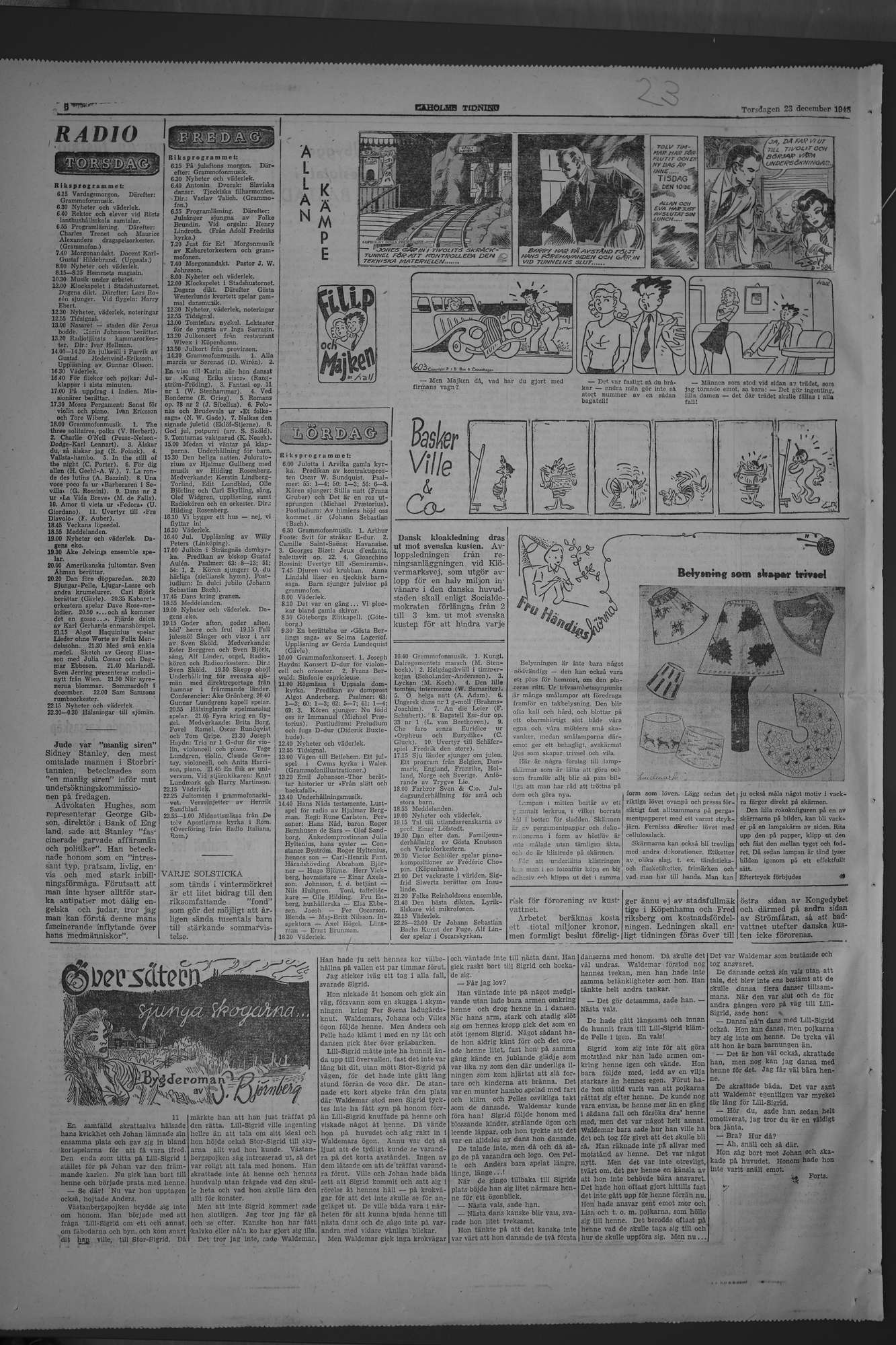 Laholms Tidning Torsdag 23 december 1948, sida 6