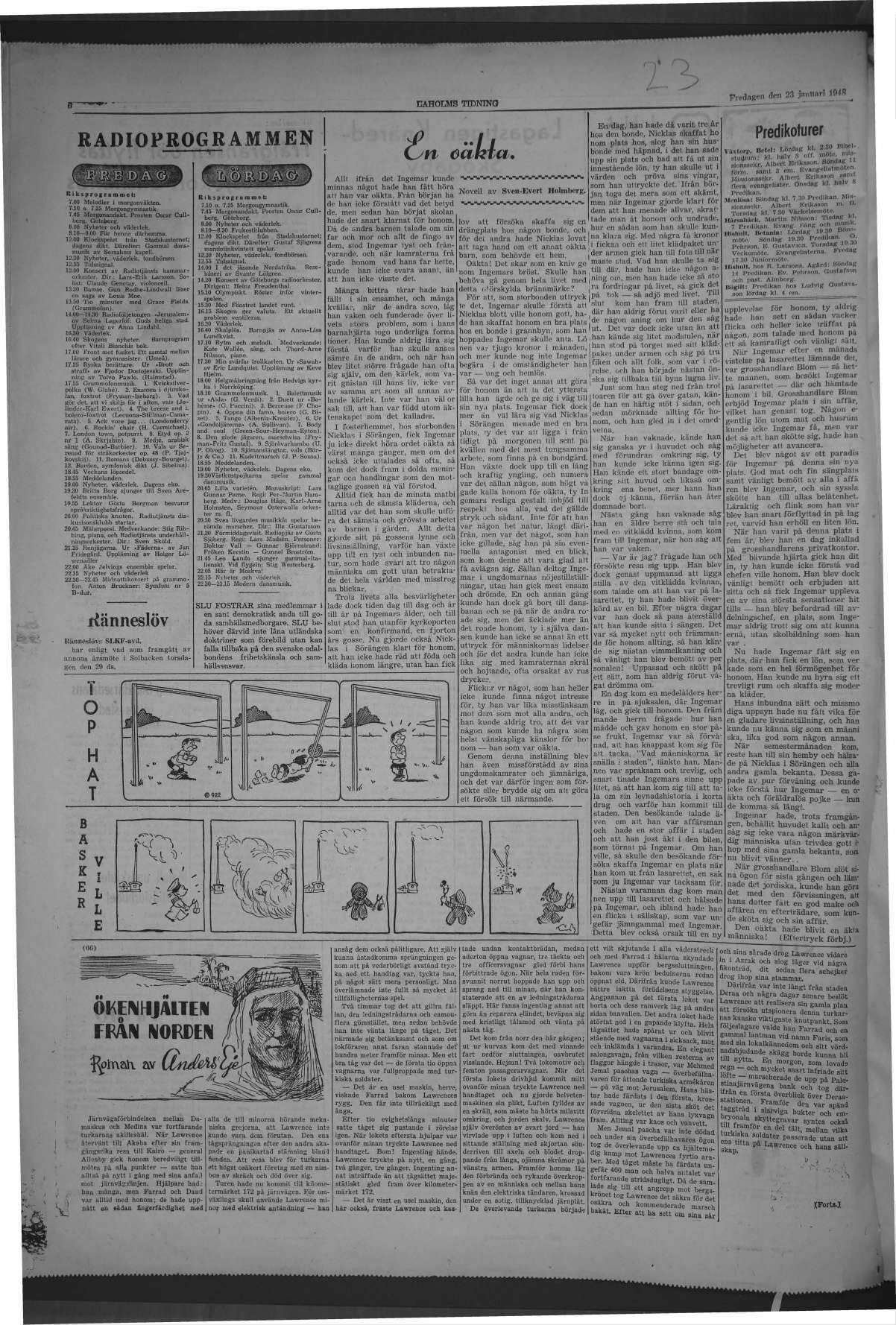Laholms Tidning Fredag 23 januari 1948, sida 6