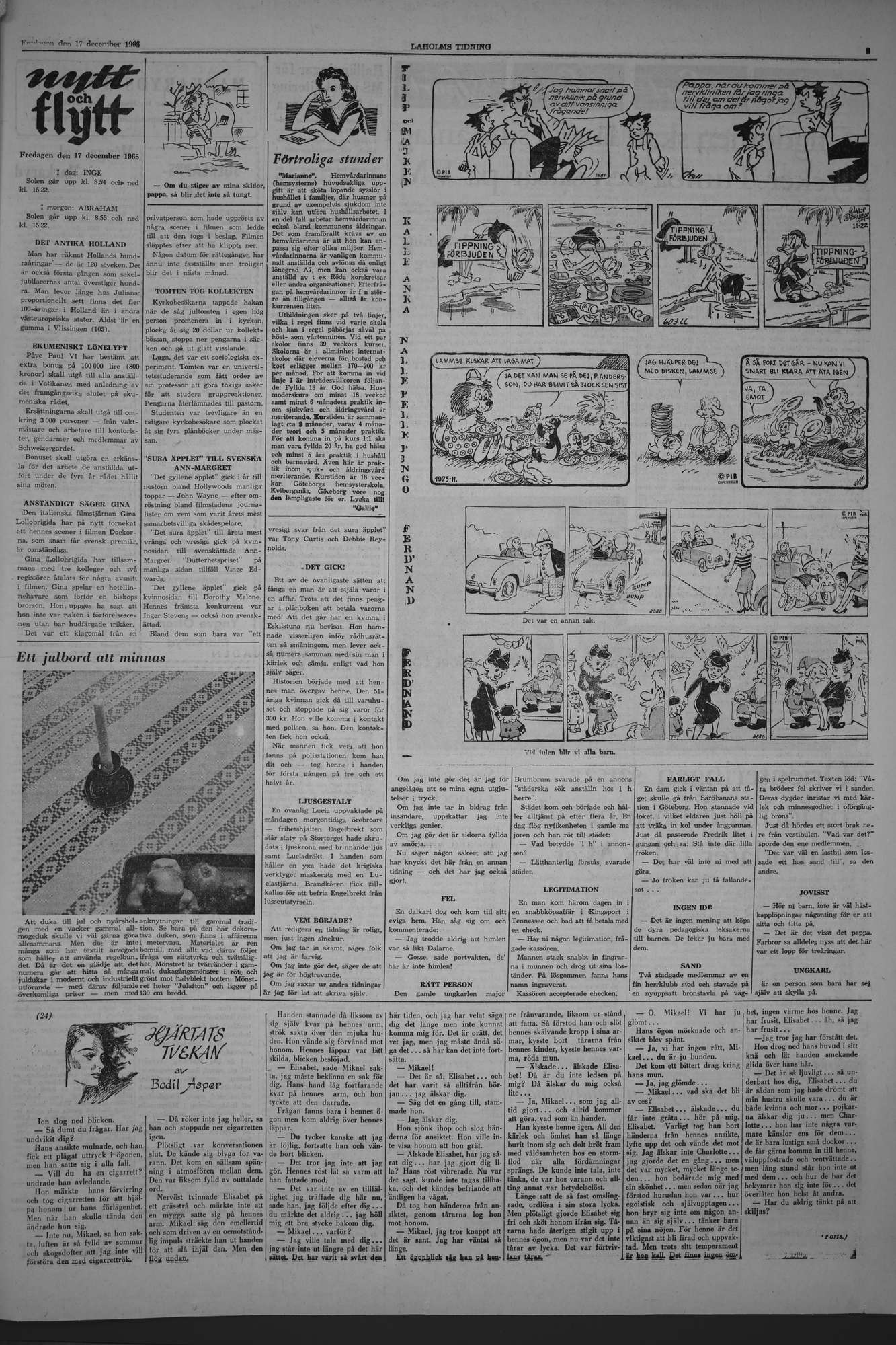 Laholms Tidning Fredag 17 december 1965, sida 5