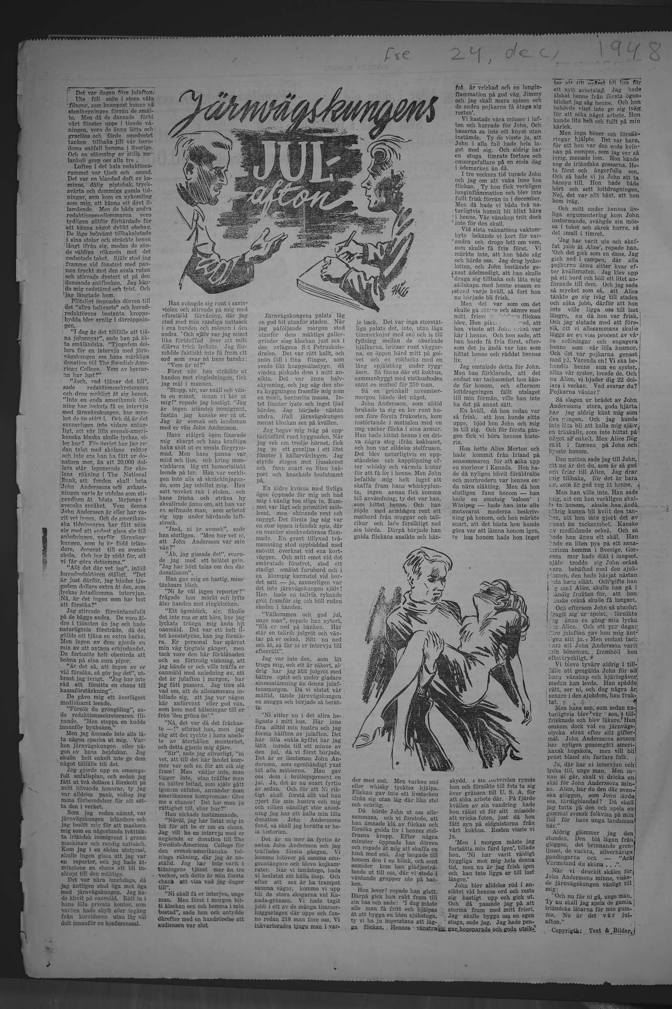 Laholms Tidning Fredag 24 december 1948, sida 4