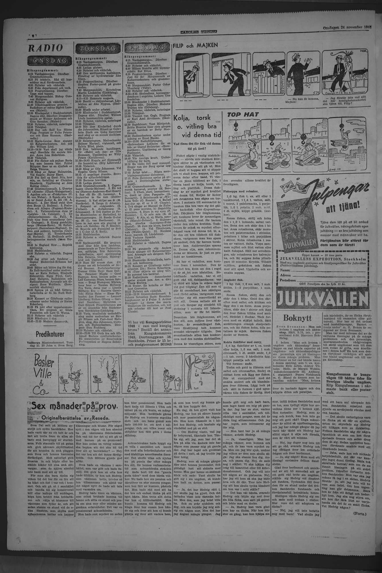Laholms Tidning Onsdag 24 november 1948, sida 6