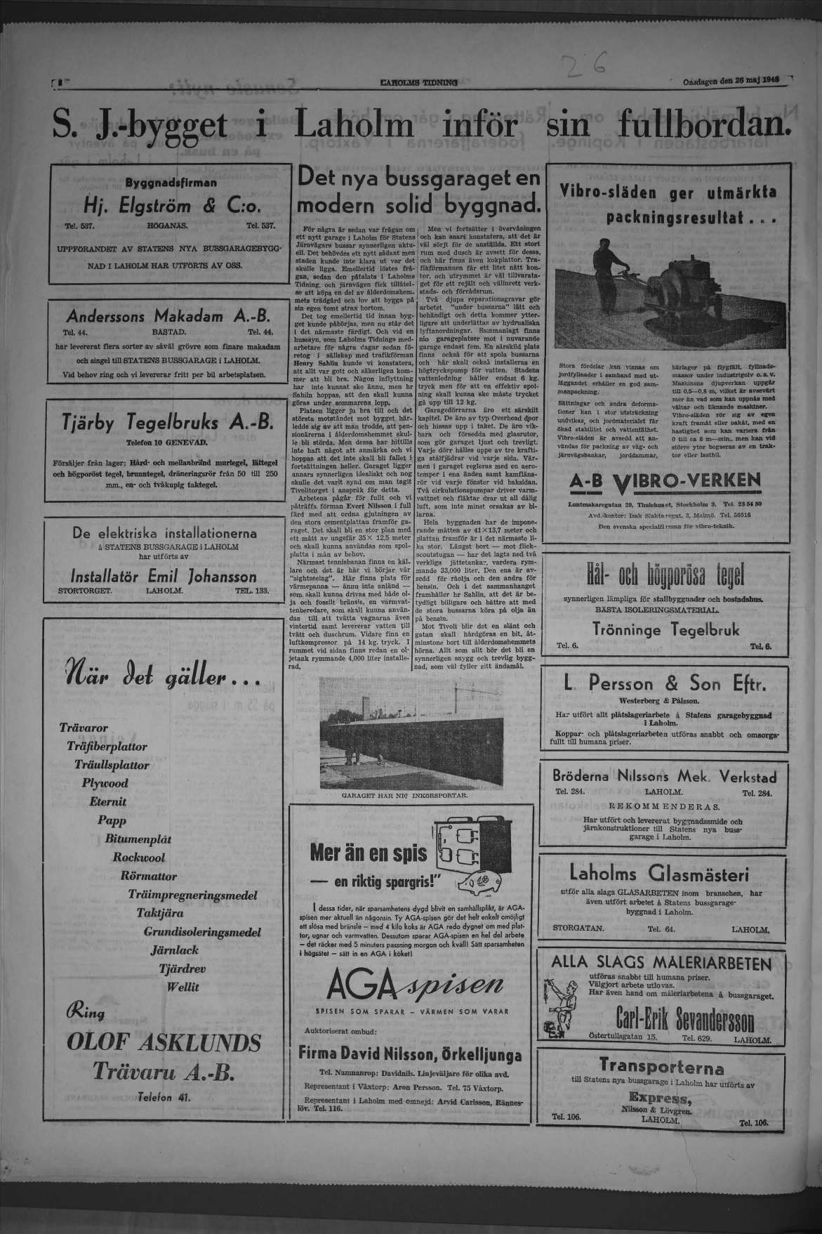 Laholms Tidning Onsdag 26 maj 1948, sida 4
