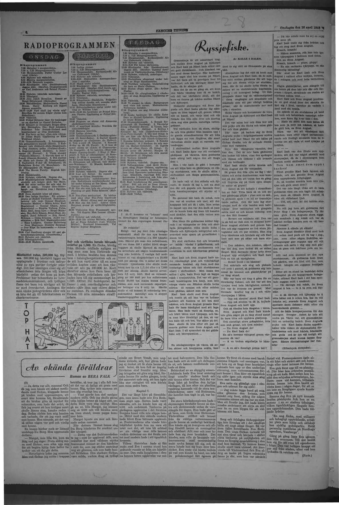 Laholms Tidning Onsdag 28 april 1948, sida 6