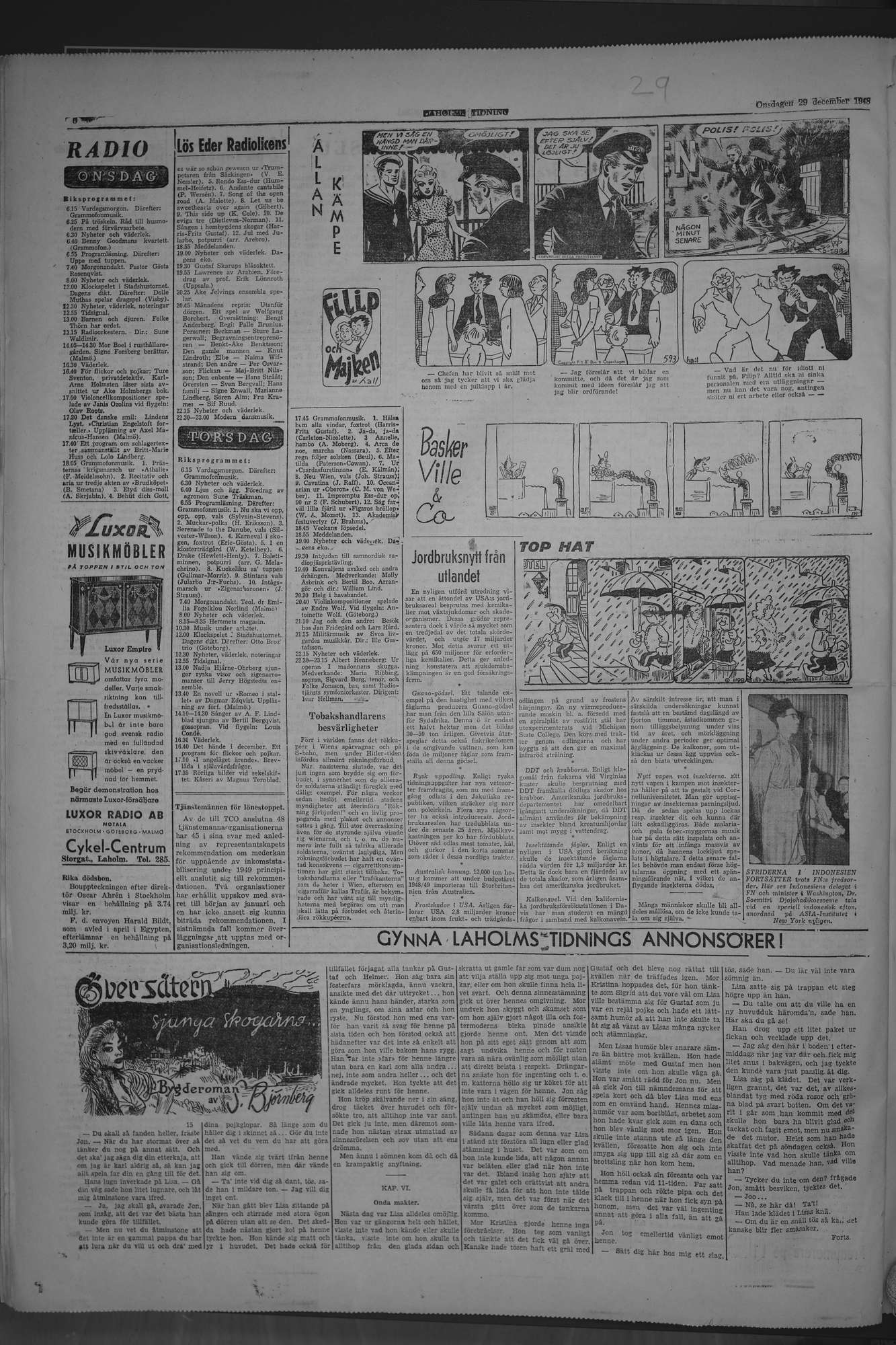 Laholms Tidning Onsdag 29 december 1948, sida 6