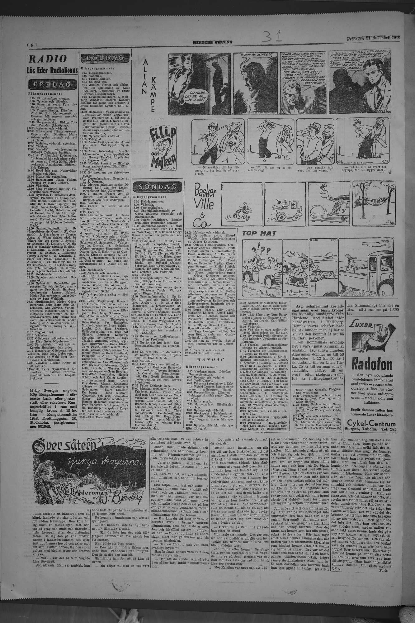 Laholms Tidning Fredag 31 december 1948, sida 8