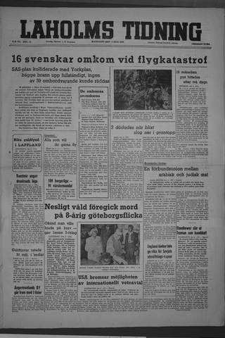 Förstasidan, Måndag 5 juli 1948