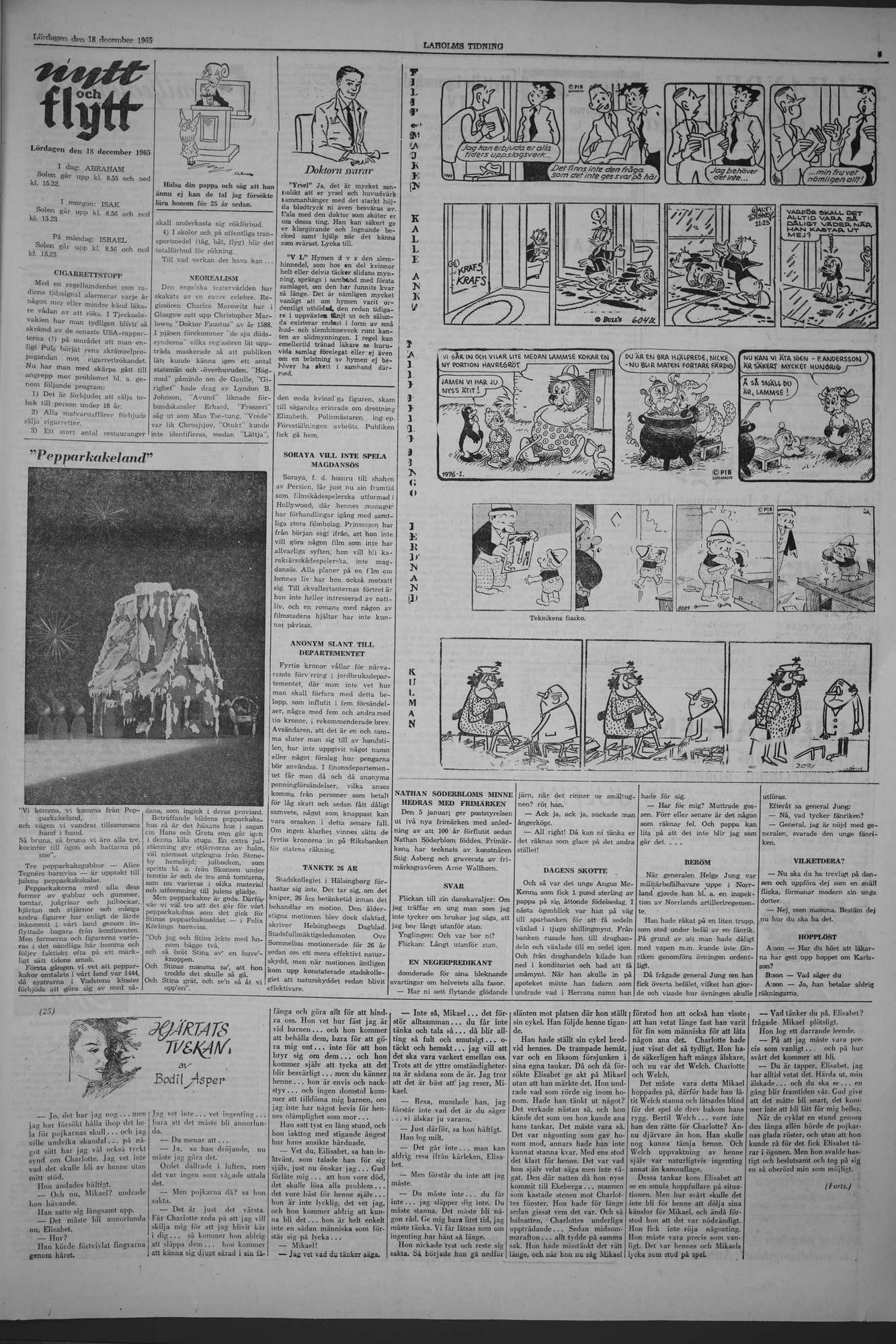 Laholms Tidning Lördag 18 december 1965, sida 5