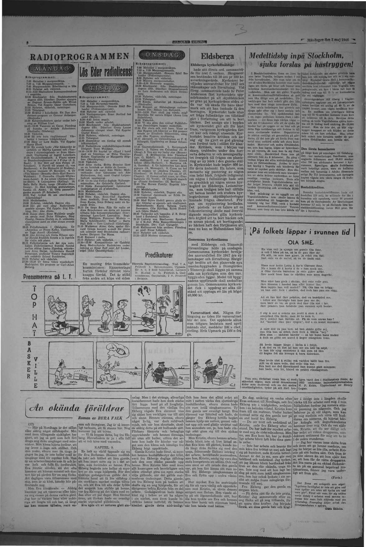 Laholms Tidning Måndag 3 maj 1948, sida 8