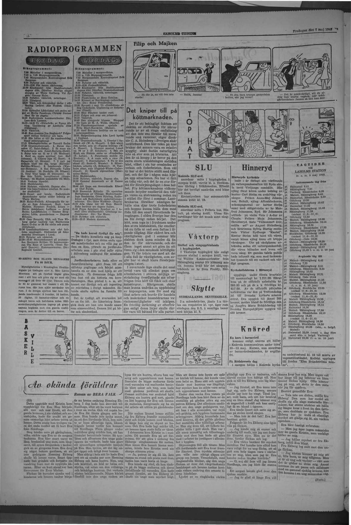 Laholms Tidning Fredag 7 maj 1948, sida 6