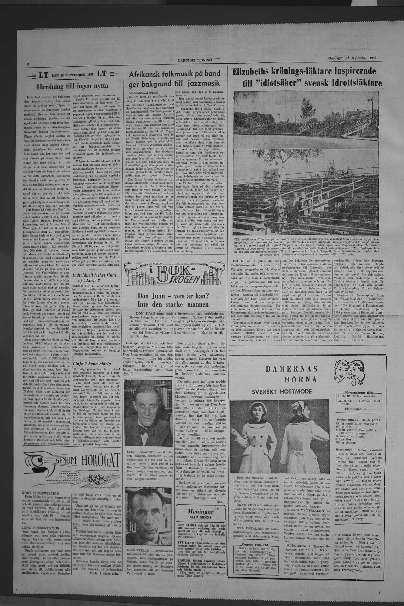 Laholms Tidning Onsdag 18 september 1957, sida 4
