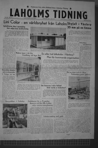 Förstasidan, Onsdag 1 juli 1959