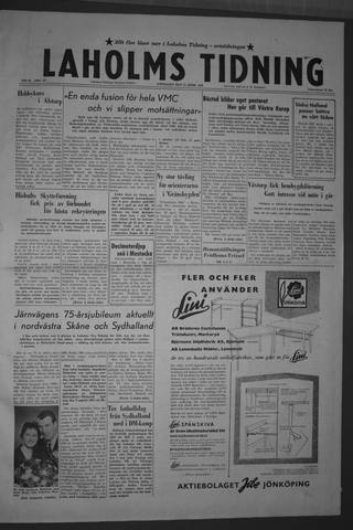Förstasidan, Lördag 11 april 1959