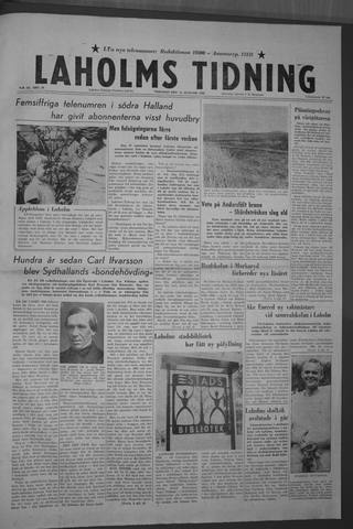 Förstasidan, Tisdag 11 augusti 1959