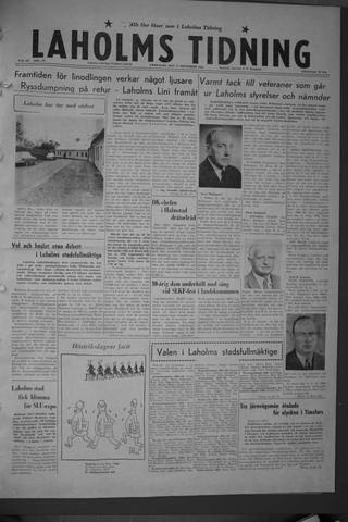 Förstasidan, Fredag 11 december 1959
