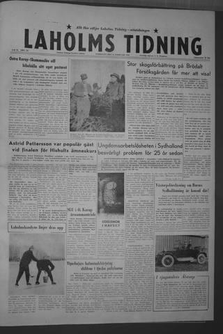 Förstasidan, Onsdag 11 februari 1959