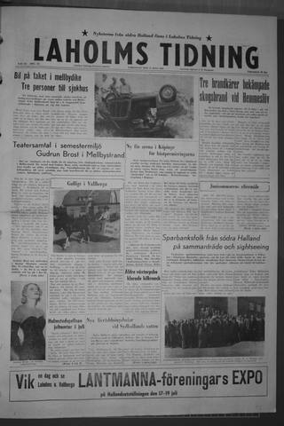 Förstasidan, Lördag 11 juli 1959