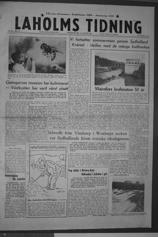Förstasidan, Torsdag 13 augusti 1959