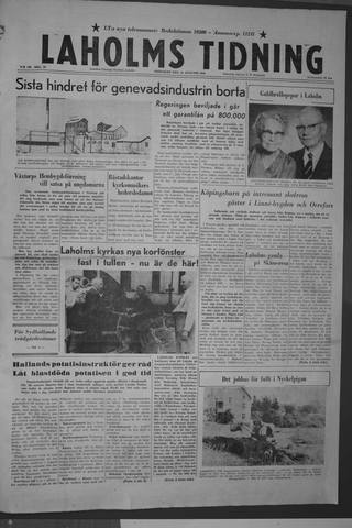 Förstasidan, Fredag 14 augusti 1959