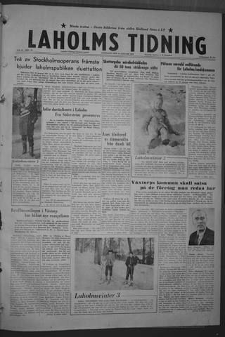 Förstasidan, Onsdag 14 januari 1959