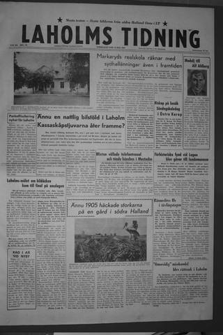 Förstasidan, Torsdag 14 maj 1959