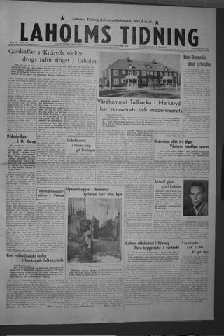 Förstasidan, Onsdag 14 oktober 1959