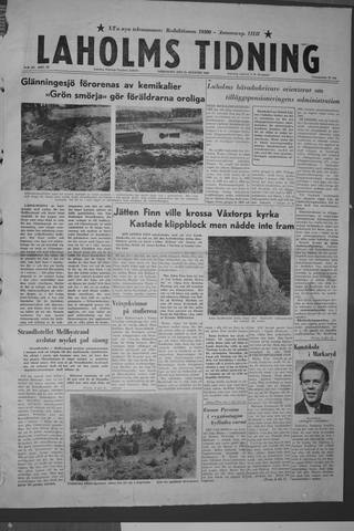 Förstasidan, Lördag 15 augusti 1959