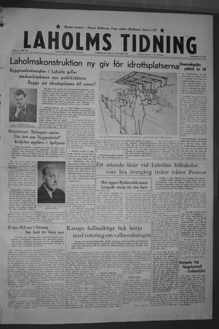 Förstasidan, Torsdag 15 januari 1959