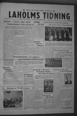 Förstasidan, Måndag 16 februari 1959