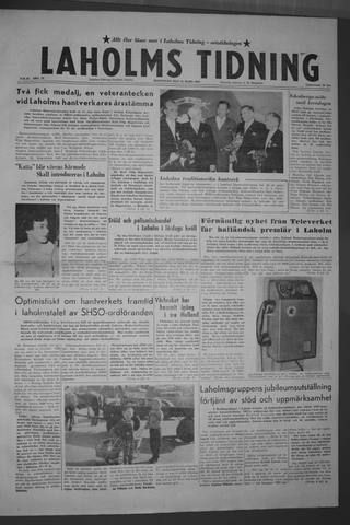 Förstasidan, Måndag 16 mars 1959