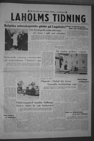 Förstasidan, Fredag 17 april 1959