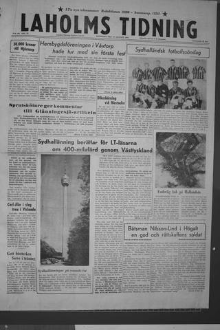 Förstasidan, Måndag 17 augusti 1959