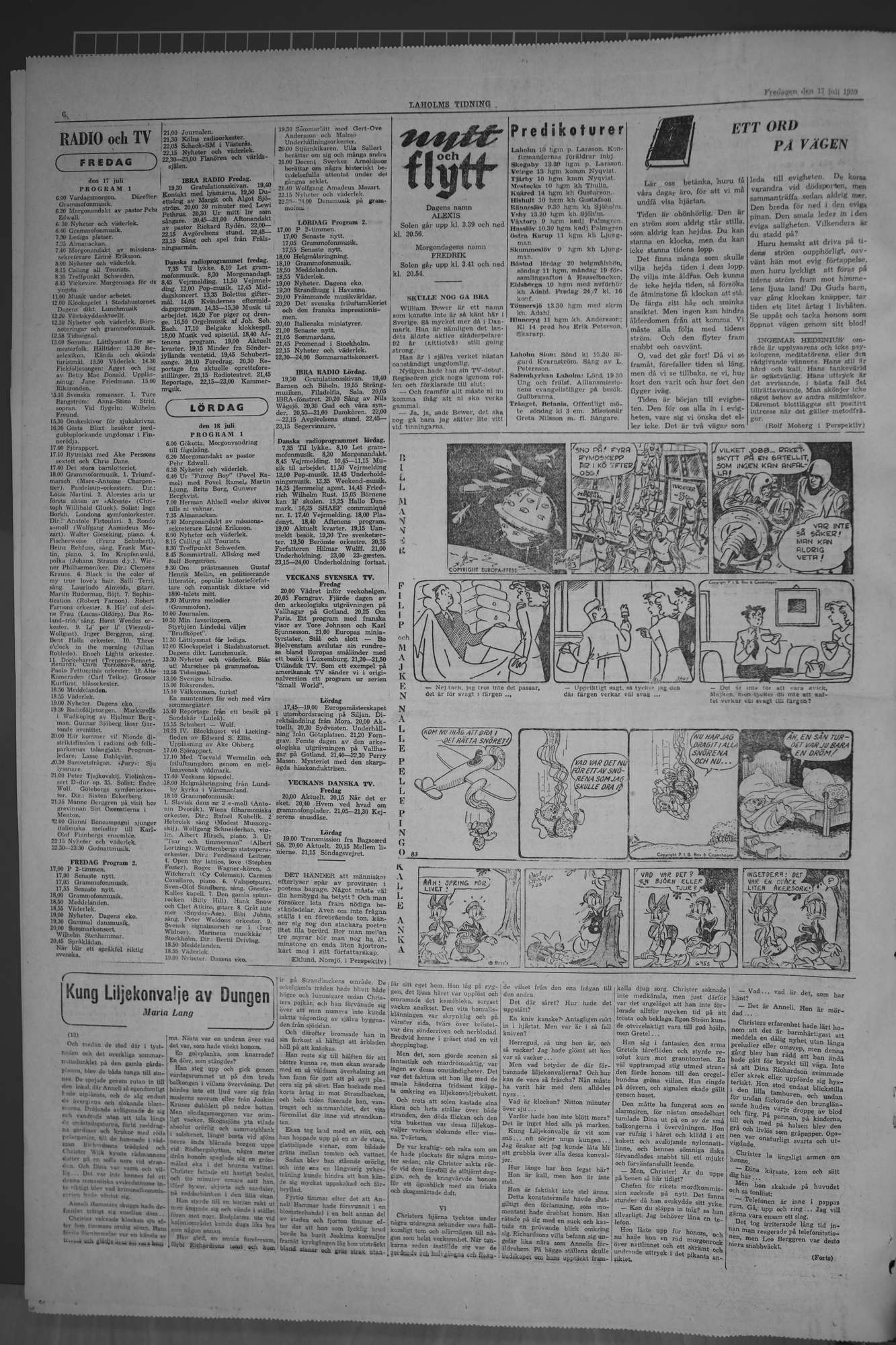 Laholms Tidning Fredag 17 juli 1959, sida 6