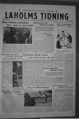 Förstasidan, Torsdag 17 september 1959