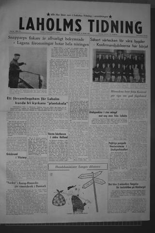 Förstasidan, Onsdag 18 mars 1959
