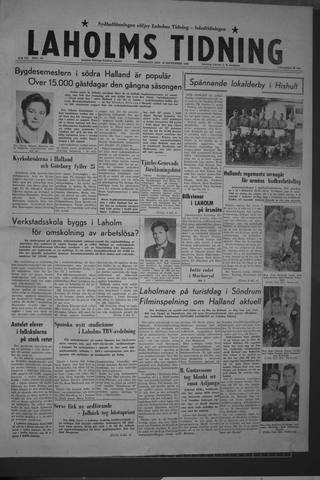 Förstasidan, Lördag 19 september 1959