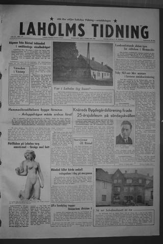 Förstasidan, Måndag 2 februari 1959