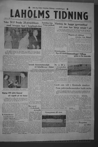 Förstasidan, Måndag 2 mars 1959
