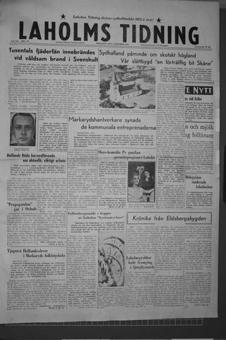 Förstasidan, Fredag 2 oktober 1959