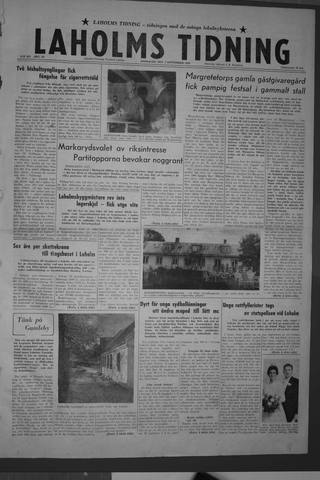 Förstasidan, Onsdag 2 september 1959