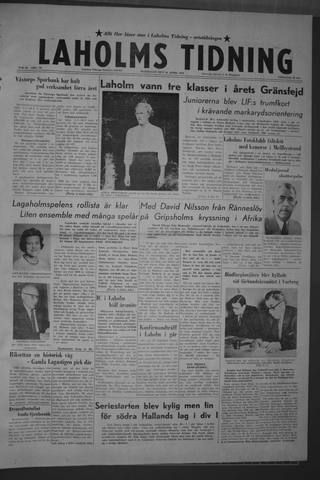 Förstasidan, Måndag 20 april 1959