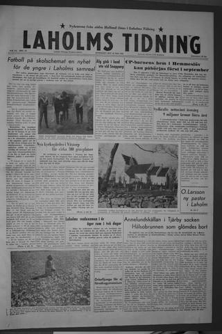 Förstasidan, Onsdag 20 maj 1959