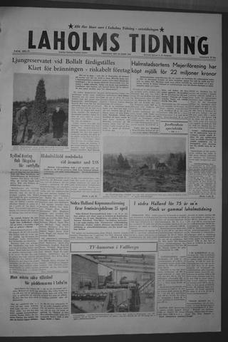 Förstasidan, Fredag 20 mars 1959