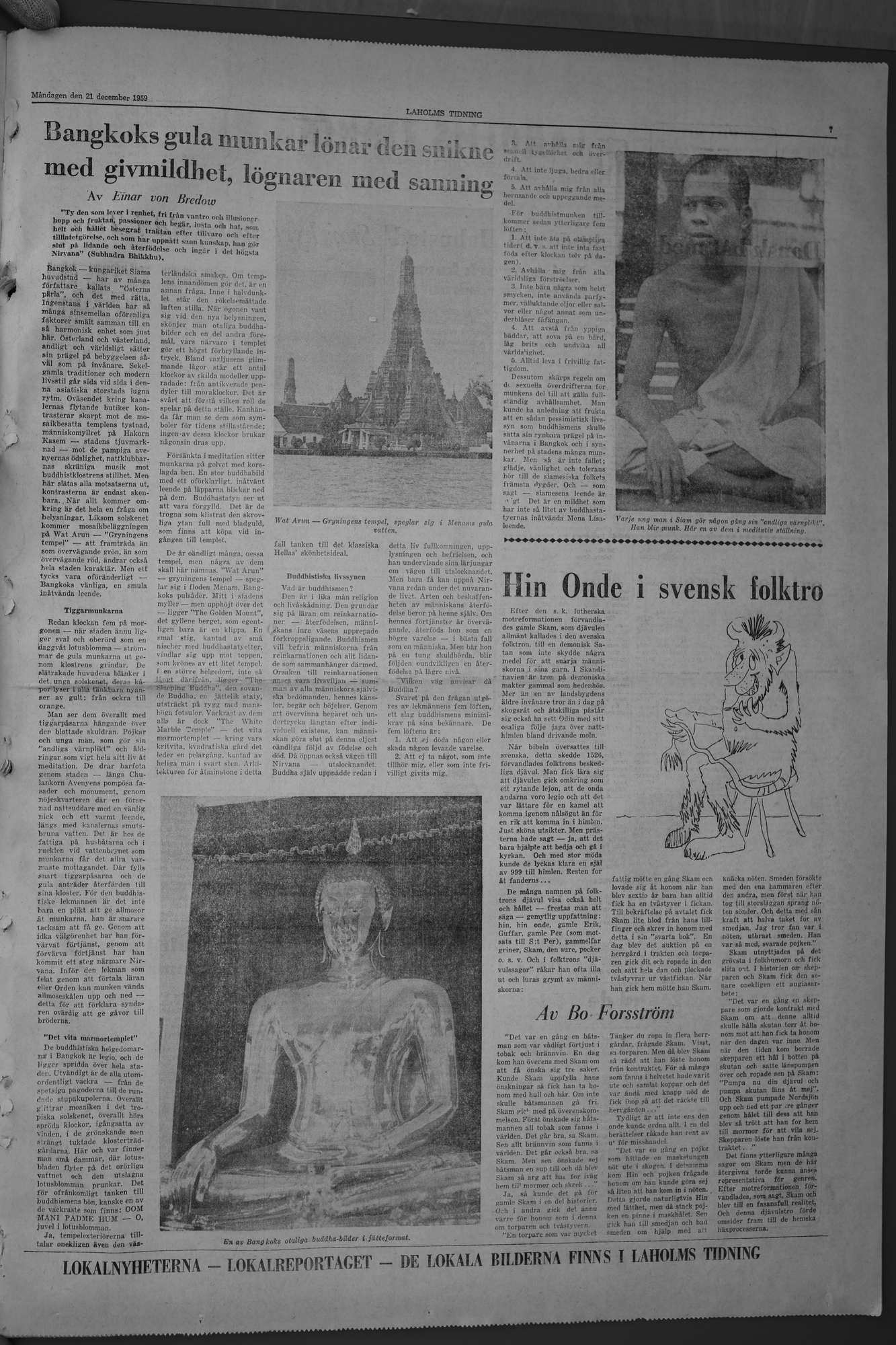 Laholms Tidning Måndag 21 december 1959, sida 7